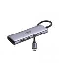 HUB UGREEN 6EN1 USB-C A HDMI+2XUSB-A+SD/TF+PD