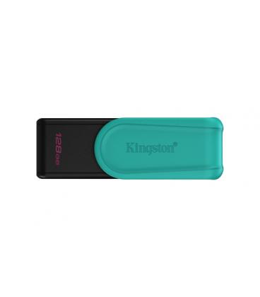 Kingston Technology DataTraveler 128GB Portable USB 3.2 Gen 1 Exodia S (Black/Turquoise)