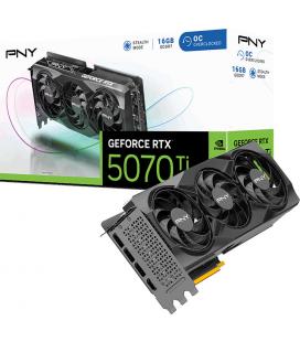 Tarjeta Gráfica PNY GeForce RTX 5070 Ti OC Triple Fan Plus 16GB GDDR7 Reflex 2 RTX AI DLSS4