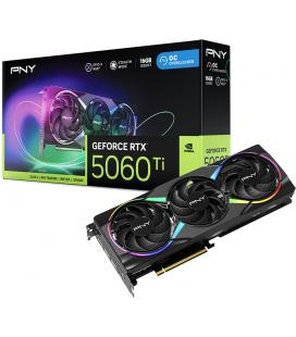 Tarjeta Gráfica PNY GeForce RTX 5060 Ti EPIC-X RGB Overclocked Triple Fan 16GB GDDR7 Reflex 2 RTX AI