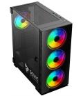 Torre PC Torre ATX Savio Prime X1 ARGB Vidrio Templado Negra