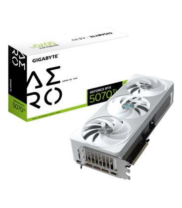 Tarjeta gráfica gigabyte geforce rtx 5070ti aero oc 16g/ 16gb gddr7