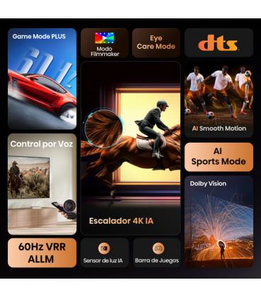 Hisense 65A6Q Televisor 165,1 cm (65") 4K Ultra HD Smart TV Wifi Negro 330 cd / m²