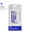 Carcasa myway para apple iphone 15 pro transparente + protector pantalla cristal templado