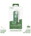 Carcasa myway para apple iphone 15 pro transparente + protector pantalla cristal templado