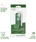 Carcasa myway para apple iphone 16 transparente + protector pantalla cristal templado