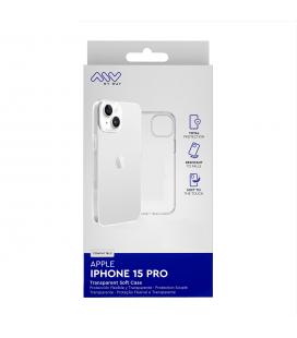 Carcasa myway para apple iphone 15 pro transparente