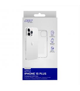 Carcasa myway para apple iphone 15 plus transparente
