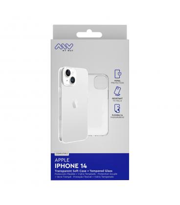 Carcasa myway para apple iphone 14 transparente