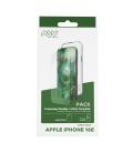Carcasa myway para apple iphone 16e transparente + protector pantalla cristal templado