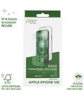 Carcasa myway para apple iphone 16e transparente + protector pantalla cristal templado