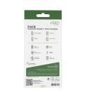 Carcasa myway para apple iphone 16e transparente + protector pantalla cristal templado