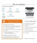 Impresora hp laser monocromo laserjet m209dwe hp+ a4 - 29ppm - usb - red - wifi - duplex