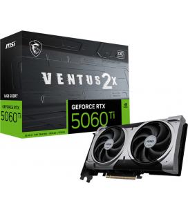 Tarjeta Gráfica MSI GeForce RTX 5060 Ti VENTUS 2X OC PLUS 16GB GDDR7 Reflex 2 RTX AI DLSS4