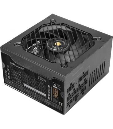 Fuente de alimentación mars gaming mpb750sim/ 750w/ ventilador 14cm/ 80 plus bronze