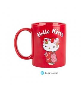 TAZA TERMOSENSIBLE KONIX HELLO KITTY KIMONO