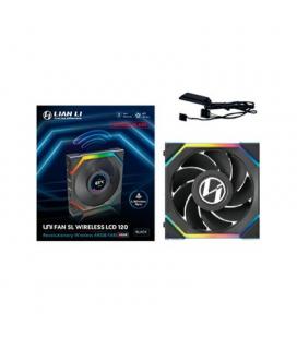 VENTILADOR 120X125 LIAN LI UNIFAN SL WIRELESS LCD RV BK