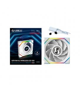 VENTILADOR 120X125 LIAN LI UNIFAN SL WIRELESS LCD RV WH