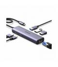 HUB UGREEN 6EN1 USB-C A HDMI + 3XUSB-A + RJ45 + PD
