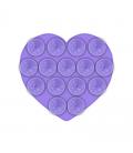 Celly ventosa corazón morado