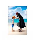 Shanks & monkey d. luffy childhood ver. fig. 16 -5 - 10 cm one piece sh figuarts collectors