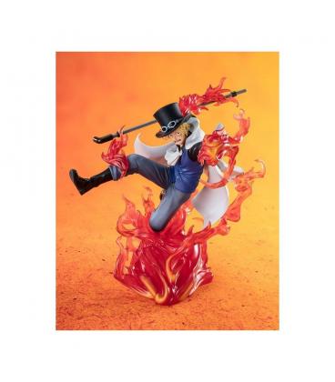 Figura tamashii nations figuarts zero one piece sabo fire fist rook check ver. extra battle 19cm