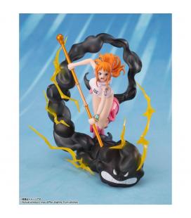 Figura tamashii nations figuarts zero one piece nami lightning blast ver. extra battle 17cm