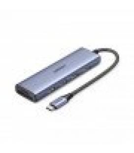 HUB UGREEN 6EN1 USB-C A HDMI + 3XUSB-A + SD/TF