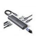 HUB UGREEN 6EN1 USB-C A HDMI+2XUSB-A+USB-C+RJ45+PD