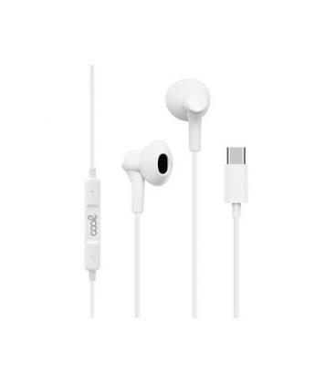 AURICULARES MICRO COOL STEREO TIPO-C WHITE