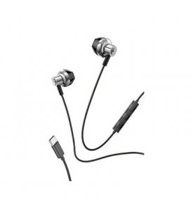AURICULARES BOTON MICRO COOL STEREO TIPO-C SILVER