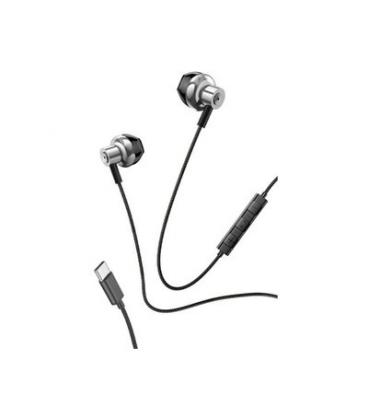 AURICULARES BOTON MICRO COOL STEREO TIPO-C SILVER