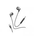 AURICULARES BOTON MICRO COOL STEREO TIPO-C SILVER