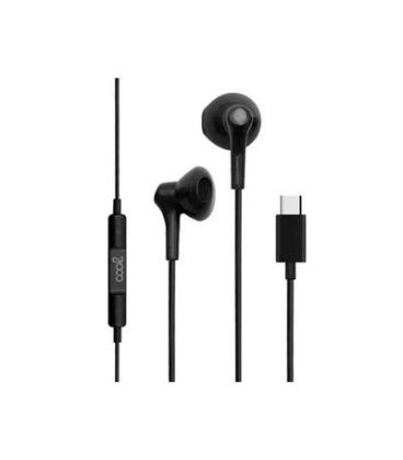 AURICULARES BOTON MICRO COOL STEREO TIPO-C BLACK