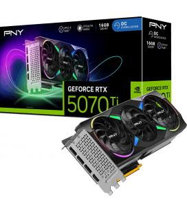 Tarjeta Gráfica PNY GeForce RTX 5070 Ti EPIC-X RGB OC Triple Fan Plus 16GB GDDR7 Reflex 2 RTX AI DLS