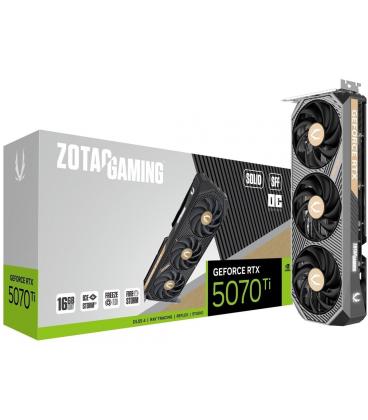 Tarjeta Gráfica ZOTAC GAMING GeForce RTX 5070 Ti SOLID SFF OC 16GB GDDR7 Reflex 2 RTX AI DLSS4