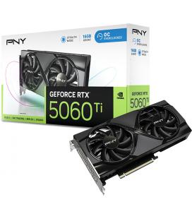Tarjeta Gráfica PNY GeForce RTX 5060 Ti Overclocked Dual Fan 16GB GDDR7 Reflex 2 RTX AI DLSS4