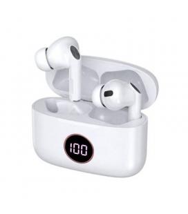 AURICULARES EARBUDS STEREO LCD COOL AIR PRO WHITE