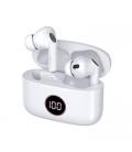 AURICULARES EARBUDS STEREO LCD COOL AIR PRO WHITE