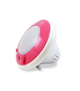 Altavoz conceptronic resistente al agua flotante rosa