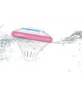 Altavoz conceptronic resistente al agua flotante rosa