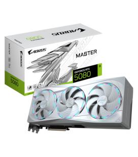 Tarjeta Gráfica Gigabyte GeForce RTX 5080 AORUS MASTER ICE 16GB GDDR7 Reflex 2 RTX AI DLSS4