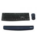 Reposamuñecas de gel equip para teclado life color negro