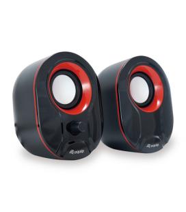 Altavoces equip life 2.0 245332 negro y rojo
