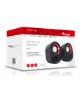 Altavoces equip life 2.0 245332 negro y rojo
