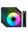 Ventilador cpu coolbox infinity pro argb 4 x 120mm