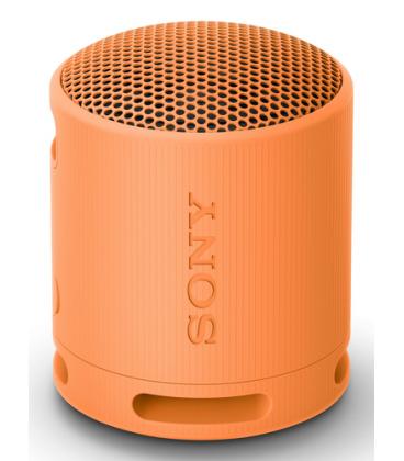 Altavoz portable con bluetooth sony xb100/ 2.0/ naranja