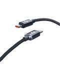 Cable usb 2.0 tipo-c subblim optimus/ usb tipo-c macho - usb tipo-c macho/ hasta 60w/ 480mbps/ 2m/ negro