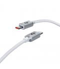 Cable usb 2.0 tipo-c subblim optimus/ usb tipo-c macho - usb tipo-c macho/ hasta 60w/ 480mbps/ 2m/ blanco