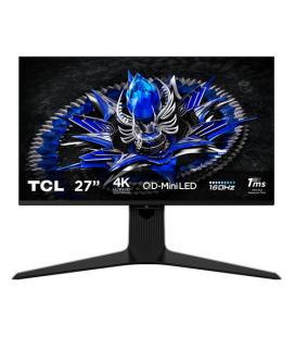 Monitor gaming tcl 27r83u 27'/ 4k/ 1ms/ 160hz/ va/ regulable en altura/ blanco y negro